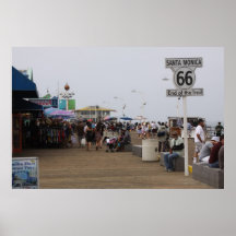 Santa Monica Pier  California Print