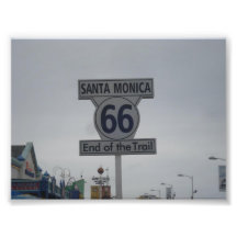 Santa Monica Route 66 Photographic Print