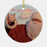 SANTA ORNAMENT- Merry Christmas!