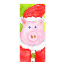 Santa Pig Invitations