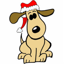Santa Puppy Christmas Ornament Photo Sculpture