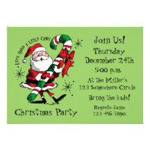 Santa Raising Cane Invitation