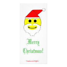 Santa Smiley Custom Rack Cards