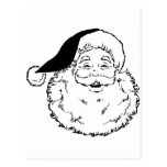 Santa Smiling Postcards
