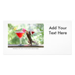 Santa Squirrel Drinking a Cocktail Photo Cards
