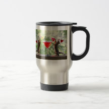 Santa Squirrels Drinking a Cocktail Mugs