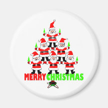 Santa Tree Magnet