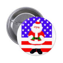 Santa USA Pins