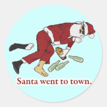 santa_went_to_town sticker