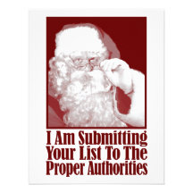 Santa, Your Christmas List, and The Authorities Announcement