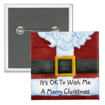 Santa's Belly It's Ok Button