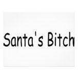 Santas Bitch Personalized Invitations