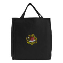 Santa's Cap Embroidered Bag