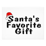 Santas Favourite Gift Personalized Invitations