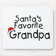 Santas Favourite Grandpa Mousepads
