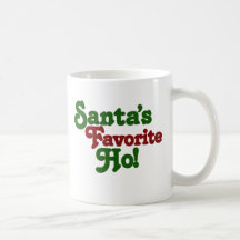 Santas favourite ho mugs