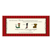 Santa's Hand-me-downs Personalised Announcement