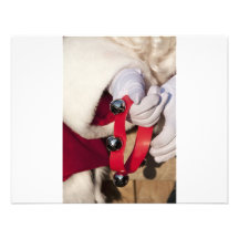 Santas Hands Custom Announcement
