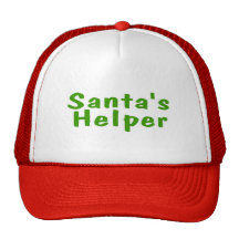 Santas Helper Green Trucker Hats