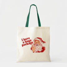 Santas Huge Package Canvas Bags