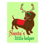 Santa's Little Helper Postcard