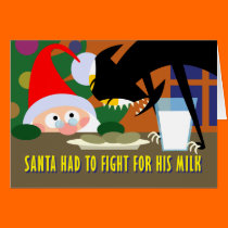 Santa's Milk cards