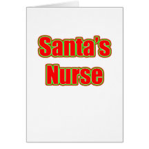 Santa's Nurse Cards