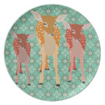 Santa's Reindeer Plate