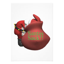 Santas Sack Personalized Invitation