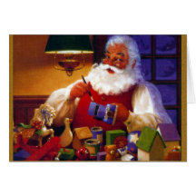 Santa's Toy Shop Card