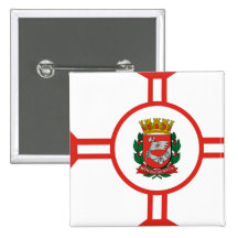 Sao Paulo City, Brazil Pinback Button