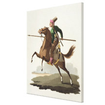 Saphir, from 'Costumes of the Various Nations', Vo Stretched Canvas Print