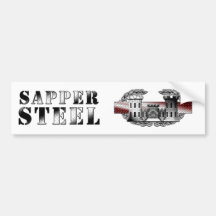 SAPPER STEEL BUMPER STICKERS