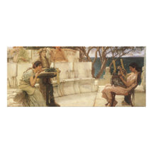Sappho and Alcaeus by Sir Lawrence Alma Tadema Invitation