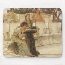 Sappho and Alcaeus by Sir Lawrence Alma Tadema Mousepads