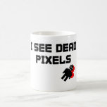 Sarah Marshall Dead Pixels Coffee Mugs