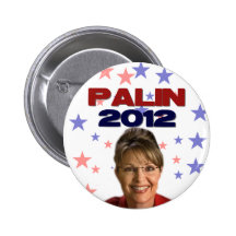 Sarah Palin 2012 Pinback Button