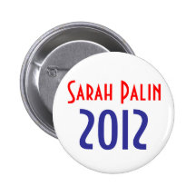 Sarah Palin 2012 Pinback Button
