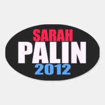 Sarah Palin 2012 Sticker