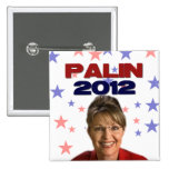 Sarah Palin 2012 - Tea Party Button