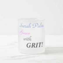 Sarah Palin, Grace, with, GRIT! Coffee Mugs