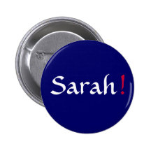 Sarah! Political Button