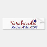 Sarahcuda (McCain Palin 2008) Bumper Stickers