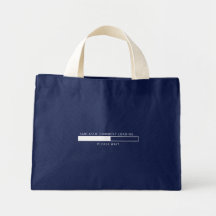Sarcastic Comment Loading Canvas Bag