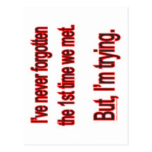 SARCASTIC T-SHIRTS AND GIFTS POST CARD