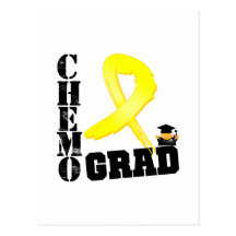 Sarcoma Chemo Grad Post Card