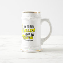 Sarcoma I WEAR YELLOW FOR MY SISTER 37 Coffee Mug