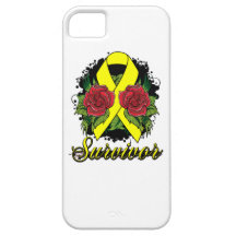 Sarcoma Survivor Rose Grunge Tattoo iPhone 5 Case