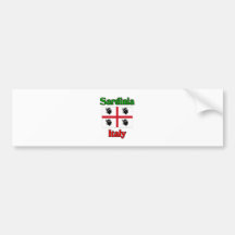 Sardinia Italy Bumper Sticker