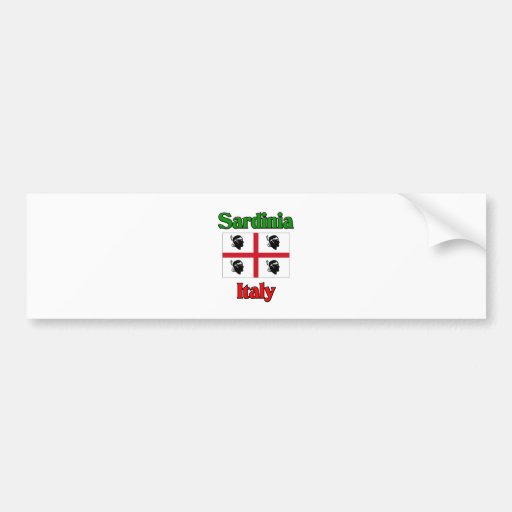 Sardinia Italy Bumper Sticker